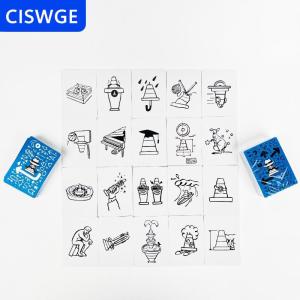 [COD] CISWGE 1 bộ trò chơi trên bàn tiếng Anh cho 3-8 người chơi độc đáo mà không phải là một chiếc mũ trò chơi vui vẻ bên Bộ trò chơi trên bảng với trò chơi Thẻ mở rộng cơ bản