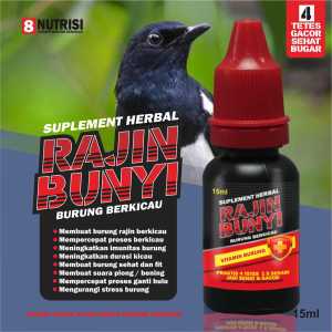 RAJIN BUNYI GACOR - SPESIAL KACER STRONG BISA DI TETESKAN MAKANAN DAN AIR MINUM BURUNG VITAMIN BURUNG BERKICAU