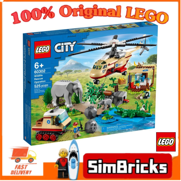 (SimBricks) LEGO 60302 City Wildlife Rescue Operation | Lazada