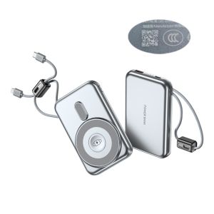 sg【CCC Traceability QR Code】3 in1 10000mAh Magnetic Power Bank With Cable 22.5W Super Fast Charging Wireless Powerbank