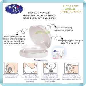 BABY SAFE WEARABLE BREASTMILK COLLECTOR SIMPAN ASI DI PAYUDARA BPC01