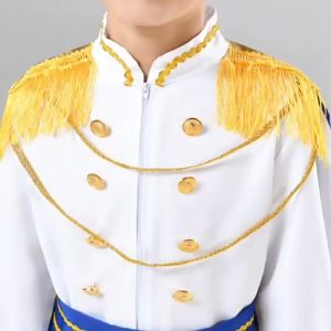 New Boys Prince Charming Costume Kids Prince Outfit Prince King Cosplay Dress up Halloween Costumes for Toddler disfraz rey 