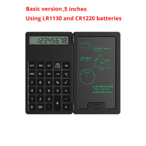 เครื่องคิดเลขอเนกประสงค์แบบพกพาเครื่องคำนวณขนาดเล็กพร้อมกระดานเขียนด้วยมือ LCD สำหรับสำนักงานธุรกิจ