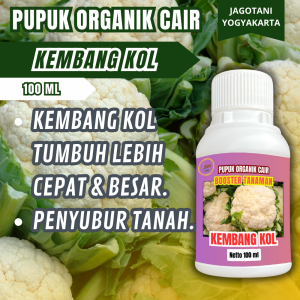 Pupuk Organik Cair Booster Percepat Masa Tumbuh Subur Kembang Kol 100 Ml By Jagotani Yogyakarta