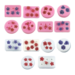 Multifuntional Flower Shape Silicone Crafting Mold Making Supplies for Epoxy Resin Crafts and Decorative Accents