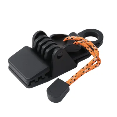4PCS Heavy Duty Tent Clamp Tarpaulin Clips Anti-wind Fixed Camping Tent Reinforced Camping for Outdoor Crocodilian Clips Accessorises