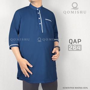 Mallabis Baju Gamis Pria Koko Jubah Kurta Pakistan Baju Muslim - Qomishu