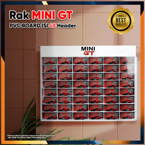 Rak Mini GT Bahan PVC Board Isi 48 Dengan Logo