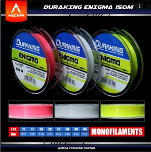 Senar Pancing Duraking Enigma 150M - sangat kuat tidak melinting untuk Galatama