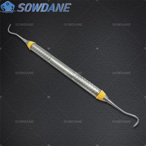 ที่ขูดฟันสำหรับฟอกสีฟัน เครื่องมือขูดฟันหน้าแบบเคียวสำหรับการขูดสิ่งสกปรกเหนือเหงือก เครื่องมือขูดฟันสำหรับโรคปริทันต์