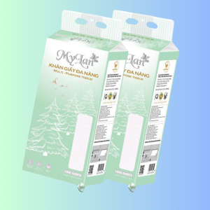 Combo Khăn giấy cao cấp Mylan giấy rút treo tường 1000 tờ 4 lớp bằng bột gỗ nguyên sinh