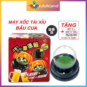 [Máy] Xóc Bầu Cua Tôm Cá Tải Xỉu Xóc Đĩa Lắc Xí Ngầu Xúc Xắc Tự Động Đồ Chơi Xả Stress Giải Trí Ngày Tết - Little Kobo