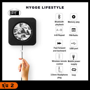 ส่งจากไทย5 IN 1 เครื่องเล่นcd เครื่องเล่นซีดีพกพา เครื่องเล่นติดผนัง  USB ไดรฟ์เครื่องเล่น MP3 3.5 มม.เครื่องเล่น ray