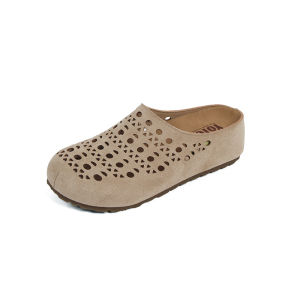 YOTO Perforated Mary Jane Loafers For Women Adjustable-Strap Softy Breathable Platform With 5cm Height Half Shoes