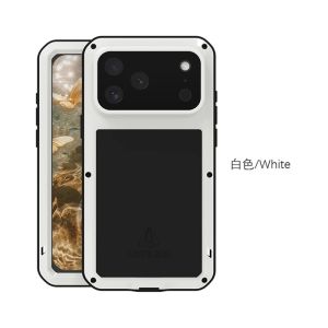Love Mei Phone Case for Iphone 18 Pro Max 17 16 15 14 13 Silicone Military Grade Metal Case Shock Proof Dust Proof2026