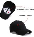 Baseball Premium Canvas Hard Brim Adjustable For Cotton Woman Plain Casual Black Cap Topi Lelaki Hat for Men. 