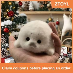 【ZTOYL】 Dễ thương con dấu Búp bê đồ chơi sang trọng Mặt dây chuyền mô phỏng đại dương đồ chơi lưu niệm con dấu mặt dây chuyền Quà Tặng Túi Búp Bê Mặt dây chuyền