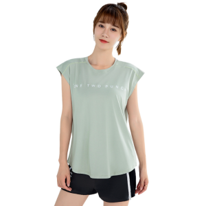 M2C (พร้อมส่ง) เสื้อแขนกุดออกกำลังกาย  เสื้อออกกำลังกายผู้หญิง สีพาสเทล รุ่น 169