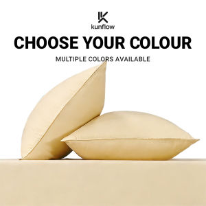 KUNFLOW Premium Pillowcase | Soft Smooth Feel | Breathable & Lightweight