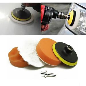 mv1 Adapter Buffing pad Kit Car Polishing Car Detail Care Supplies Gross Polish Polisher Sponge Set 1 Set 4 Portable 4T6N9
