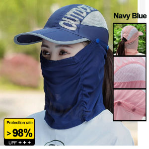 Sun Protection Hat For Women Wide-Brimmed Hat With Hole For Hair |Beach Sun Cap With Neck Flap