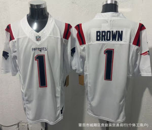 Rugby Jersey Embroidered Jersey Patriots Wholesale Patriots 12 # BRADY 10 # MAYE # 15