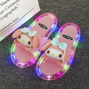 [Free Shipping] Fashionable Luminous Slippers For Women Suitable For Summer Indoor And Outdoor Wear With Cool Flashing Lights And High Aesthetic Appeal Home Slip-On Slippers For Women