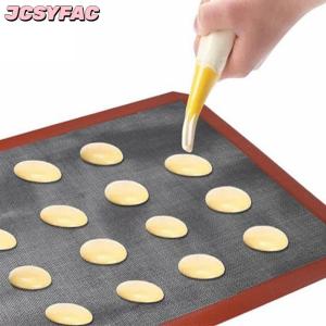 JCSYFAC 1 tấm lót lò nướng bằng silicon chống dính dụng cụ lót bánh có thể đóng lại