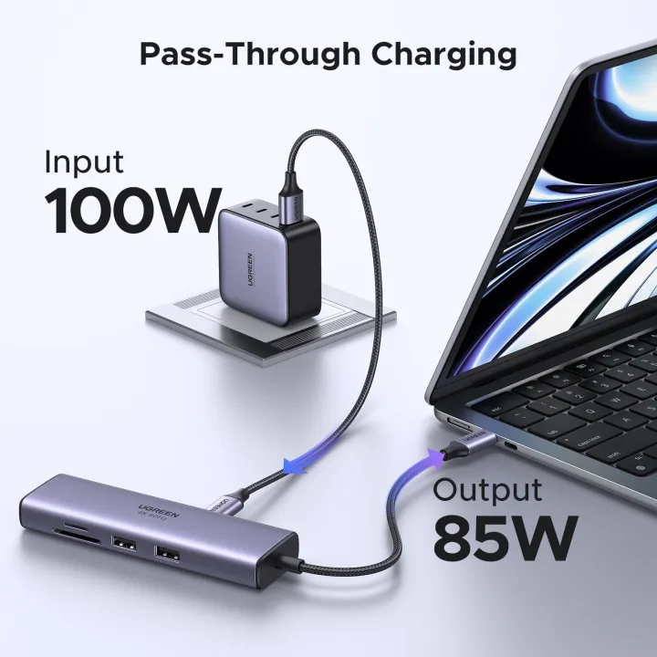 UGREEN%207%20in%201%20Type%20C%20Hub%20with%204K@60HZ%20USB%20C%20to%20HDMI%20RJ45%20SD%20TF%20Card%20Reader%203%20USB%203.0%20Ports%20for%20iPhone%2015%20Pro,%20ipad%20mini%206,ipad%20pro%202021,Huawei%20Matebook%2013,Lenovo%20Thinkpad%20T480s,Samsung20%20-%20Image%204