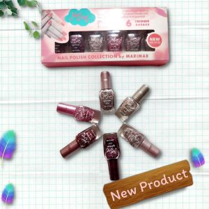 Kutek Marimar Nude Gliter isi 6 Warna & 12 Warna