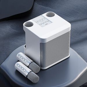 【COD】Loa karaoke bluetooth TY-203 tặng kèm 2 mic không dây Loa karaoke mini Công suất 30WDi động Đa năng Loa bluetooth karaoke Loa karaoke xách tay Loa karaoke gia đình hát karaoke cực hay