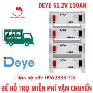 Pin Lithium DEYE 512V-100Ah | DEYE SE-G5.1 Pro 2024
