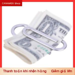 CS Thép không gỉ mỏng túi tiền Clip Ví kim loại thép hóa đơn clip kẹp thư mục tiền giấy clip tiền mặt ID thẻ tín dụng tiền chủ