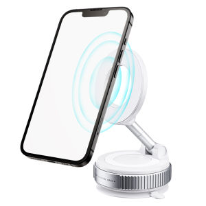 Magnetic Vacuum Car Mount Phone Holder Vacuum Adsorption Car Phone Mount Fit for iPhone 16/15/14/13/12 Plus Pro Max Mini