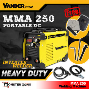 VanderPro MMA 250amps DC Welding Machine Inverter Portable Mini Welding Heavy Duty