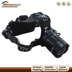 [Winnereco Flagship Mall]ไฟหัว LED สำหรับตั้งแคมป์และเดินป่า ซูมได้ แสงแรง ควบคุมความสว่างได้ น้ำหนักเบา เหมาะสำหรับกิจกรรมกลางแจ้ง