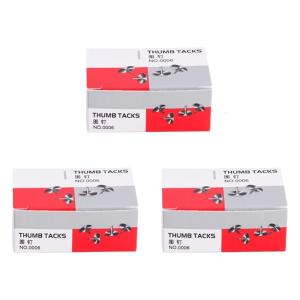 240/480Pcs Silver Metal Thumbtacks Round Flat Push Pin Drawing Pin Flat Head Thumbtacks Corkboard Bulletin Board Tacks