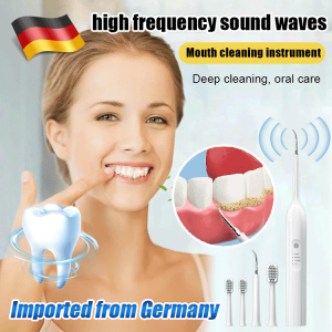 เครื่องทำความสะอาดฟันแบบไฟฟ้าสำหรับบ้าน ล้างคราบหินปูนและคราบฟันได้อย่างมีประสิทธิภาพ 2 ฟังก์ชันใน 1