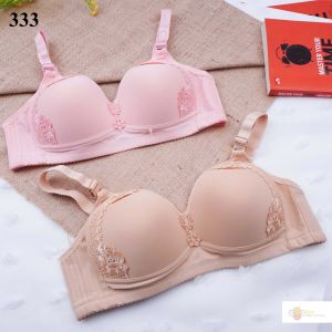 BEE - Bh Wanita Bra Busa Tanpa Kawat Ukuran Besar 36 38 40 42 44 46 Polini 333
