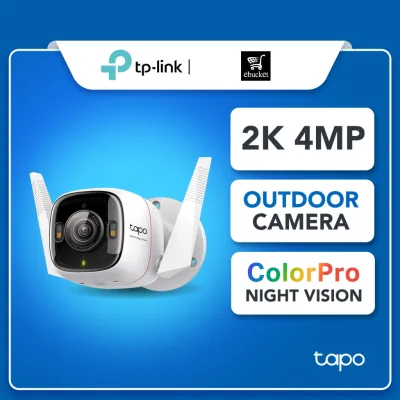 【SIRIM】TP-LinkTapo C325WB Outdoor 2K QHD 4MP Color Pro Night Vision IP CCTV Camera IP66 Weatherproof