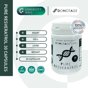 DoNotAge Pure Resveratrol 30 Capsules