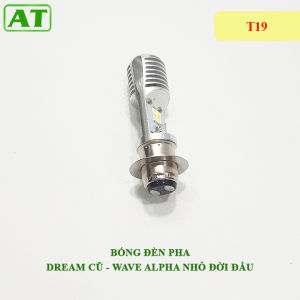 Bóng đèn pha xe máy Led H4 T19 Dream Wave Vision Lead Sirius