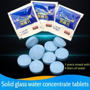 50PCS Car Windshield Cleaner Tablets Concentrated Effervescent Wiper Fluid for Glass Cleaning