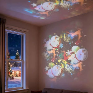 Ocean Projector Night Light Table Lamp USB Powered 3W Adjustable Brightness LED Projection Lamp for Bedroom Kids Room Home Decor Gift