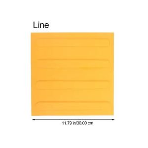 Blind Road Sidewalk 30X30cm Guiding Block Blind Road Sidewalk Lantai Ubin Karet Jalur Penunjuk Jalan Untuk Disabilitas Tunanetra Rubber Tile Bricks Tactile Paving / Safety Rubber Tile Brick / Tactile Paving Block Tunanetra / Lantai Pandu Tuna Netra