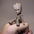 SYJY for Gifts Sitting Avengers Model Doll Tree Man Groot Groot Figure Action Toy Figure Mini Groot. 