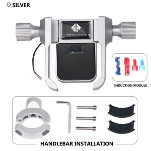 ZJ202-1--202 braket ponsel motor universal braket ponsel tahan air paduan aluminium mobil braket ponsel