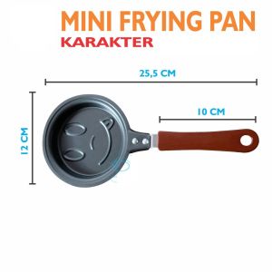 Teflon Karakter Mini Frying Pan Anti Lengket Penggorengan Telur