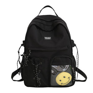 AE Backpack for male junior high school students large capacity new trend for travel ins Trendy and simple backpack for high school boys