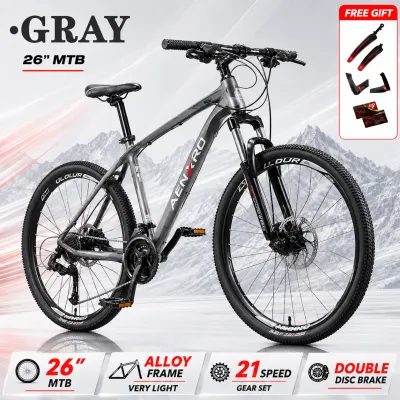 AENXRD Mountain Bike 26inch 21 SPEED Adult Bicycles Bike Disc brake No assembly required